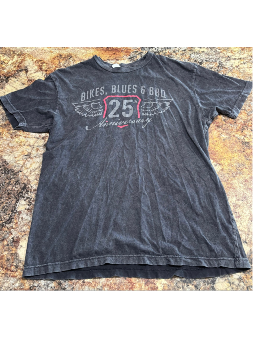 Bikes Blues & BBQ 25th Anniversary 2025 Rogers Arkansas T Shirt